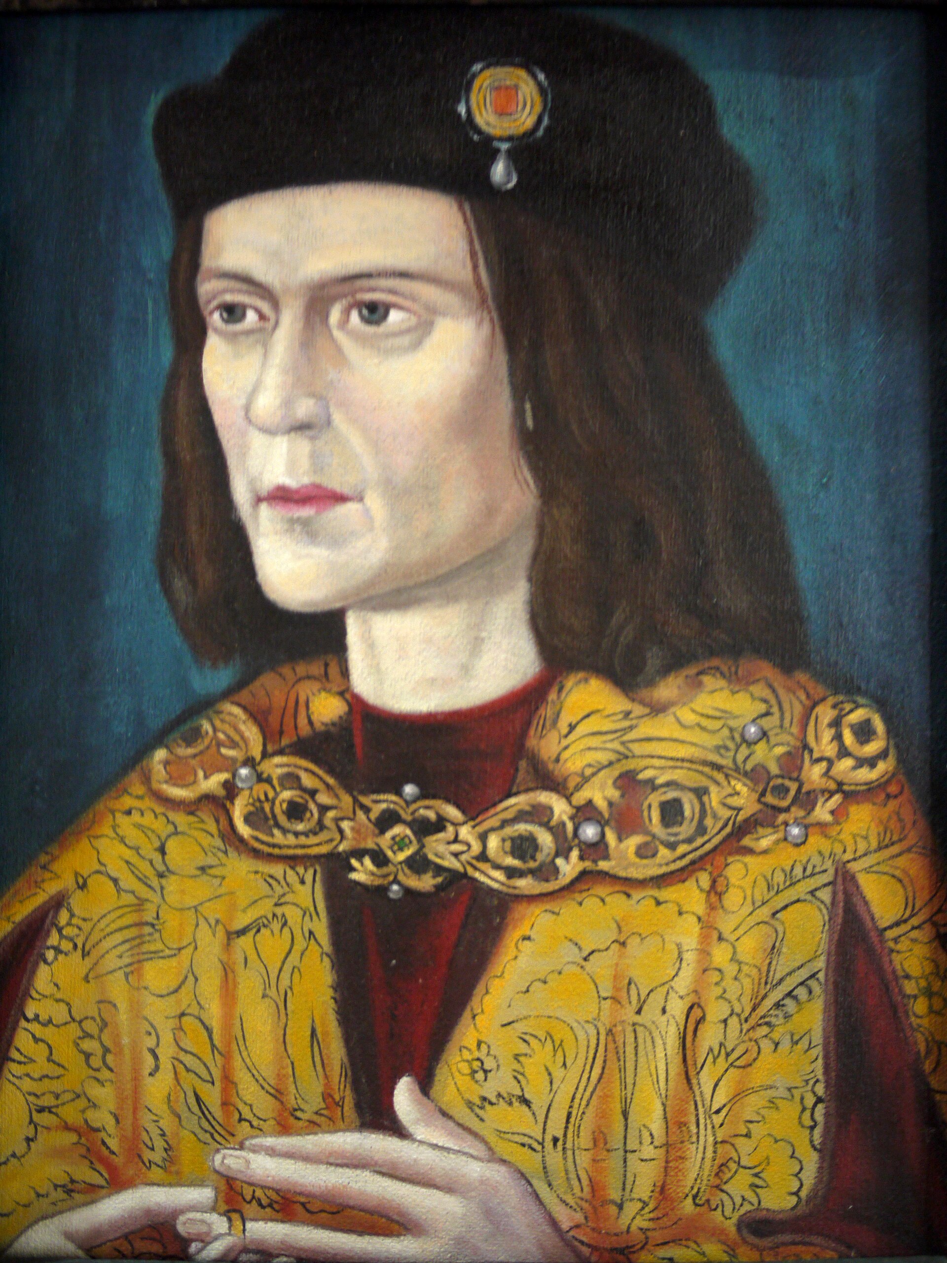 Later painted portrait of Richard III; his skeletal remains, not this portrait, support the height estimate