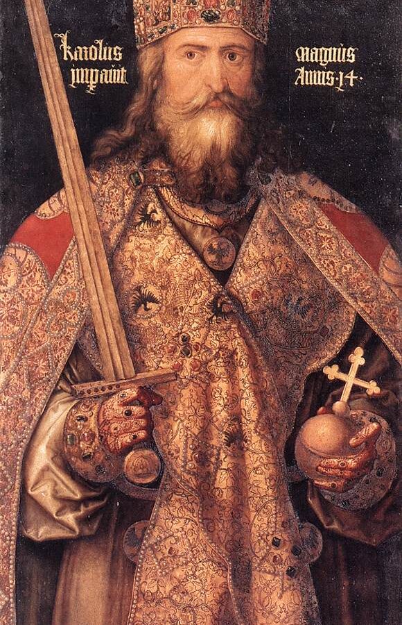 Albrecht Dürer’s later portrait of Charlemagne