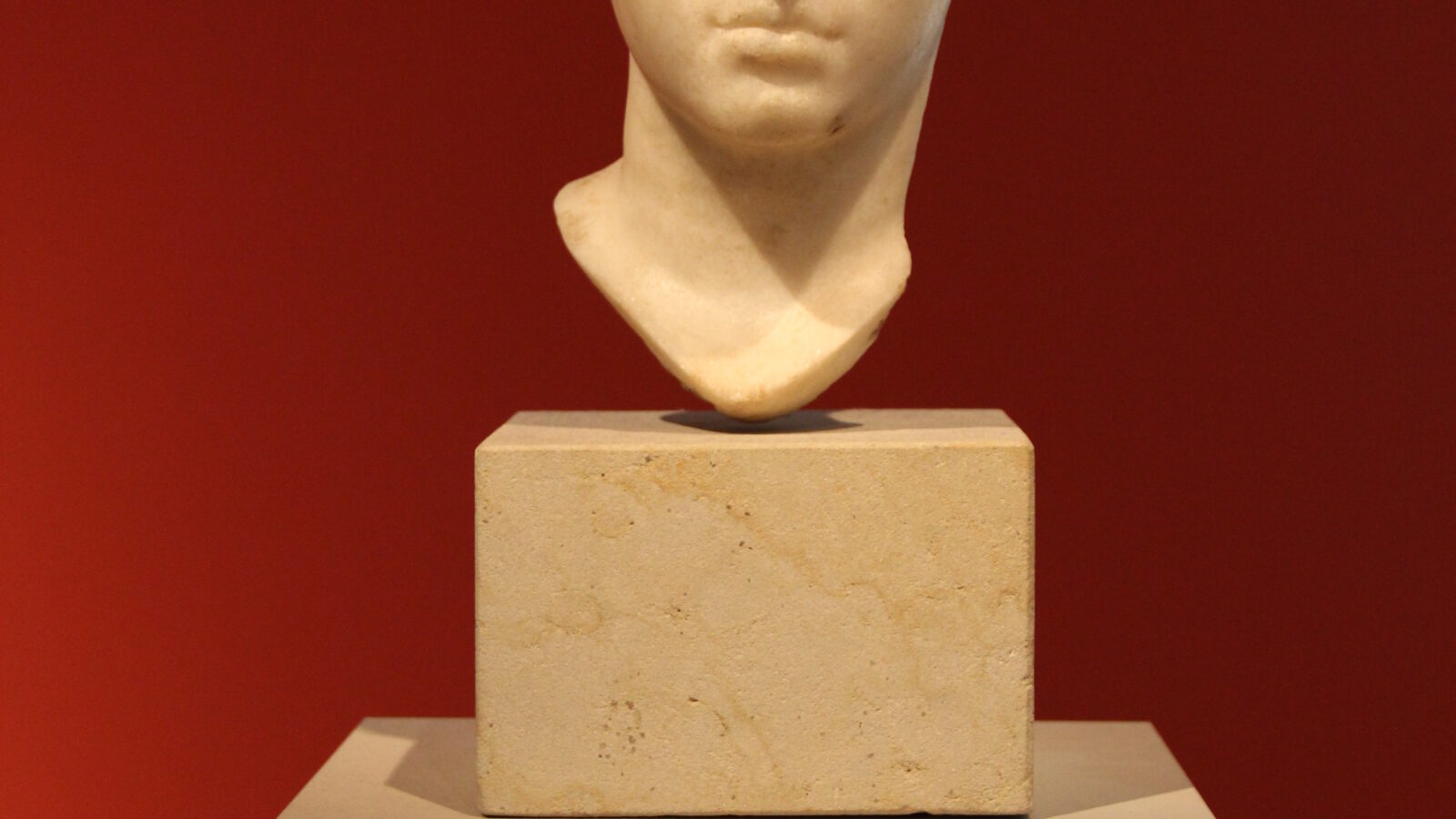 Marble portrait identified as Cleopatra VII